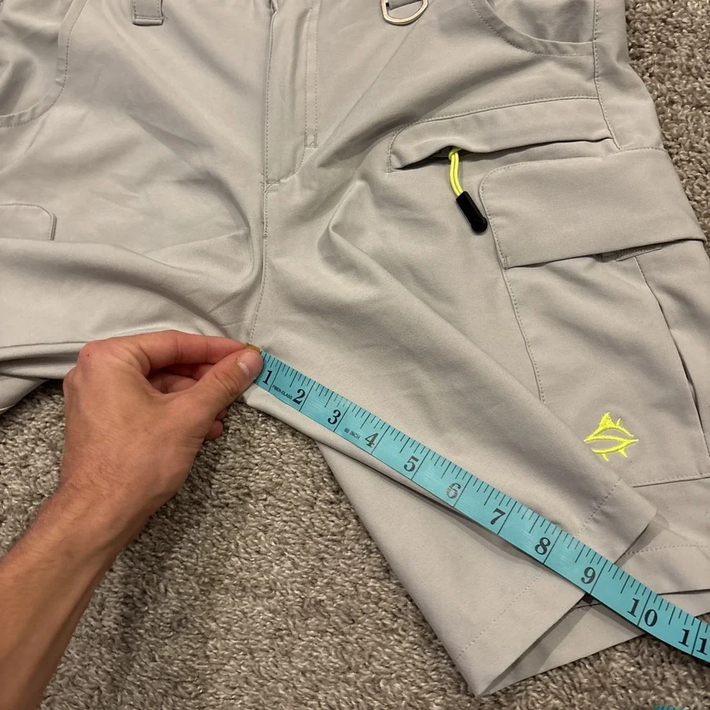 Loco Kaile Shorts Men 30 Gray Fishing 9